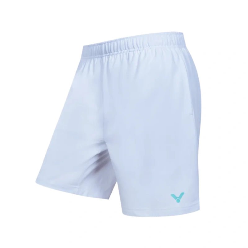 VICTOR Unisex Knitted Shorts R - 60203 A - White - Gem Sports