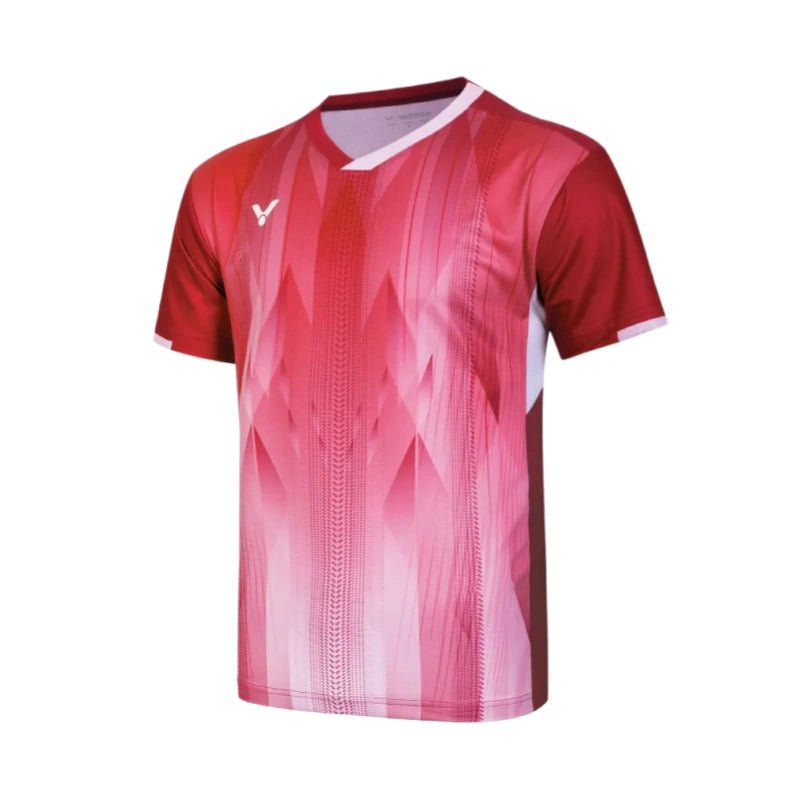 VICTOR Unisex Knitted T-Shirt (Fan Edition) T - 60002TD D - Sangria - Gem Sports