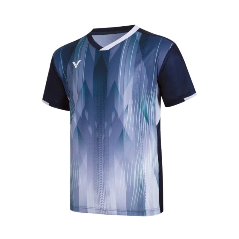 VICTOR Unisex Knitted T-Shirt (Fan Edition) T - 60002TD F - Medieval Blue - Gem Sports