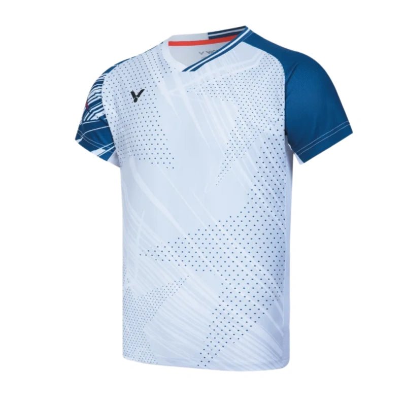 VICTOR Unisex Knitted T-Shirt (Game Series) T - 60013 A - White - Gem Sports