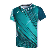 VICTOR Unisex Knitted T-Shirt (Game Series) T - 60013 B - Beacon Blue - Gem Sports