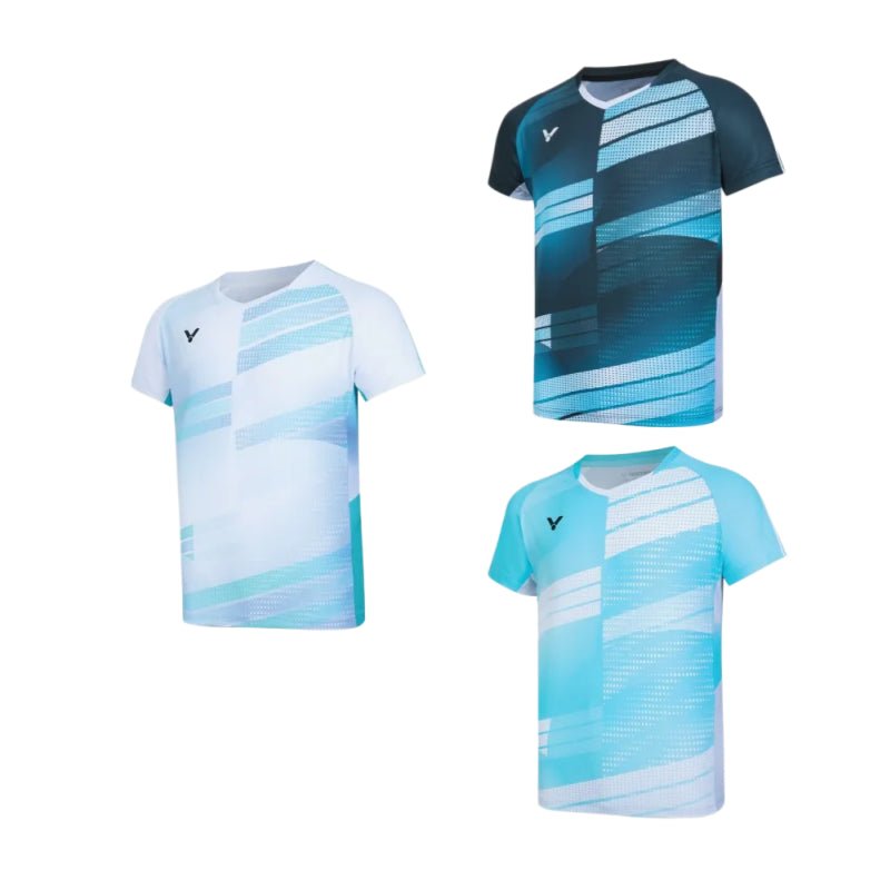 VICTOR Unisex Knitted T-Shirt (Game Series) T - 60018 A - White - Gem Sports