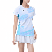 VICTOR Unisex Knitted T-Shirt (Game Series) T - 60018 A - White - Gem Sports