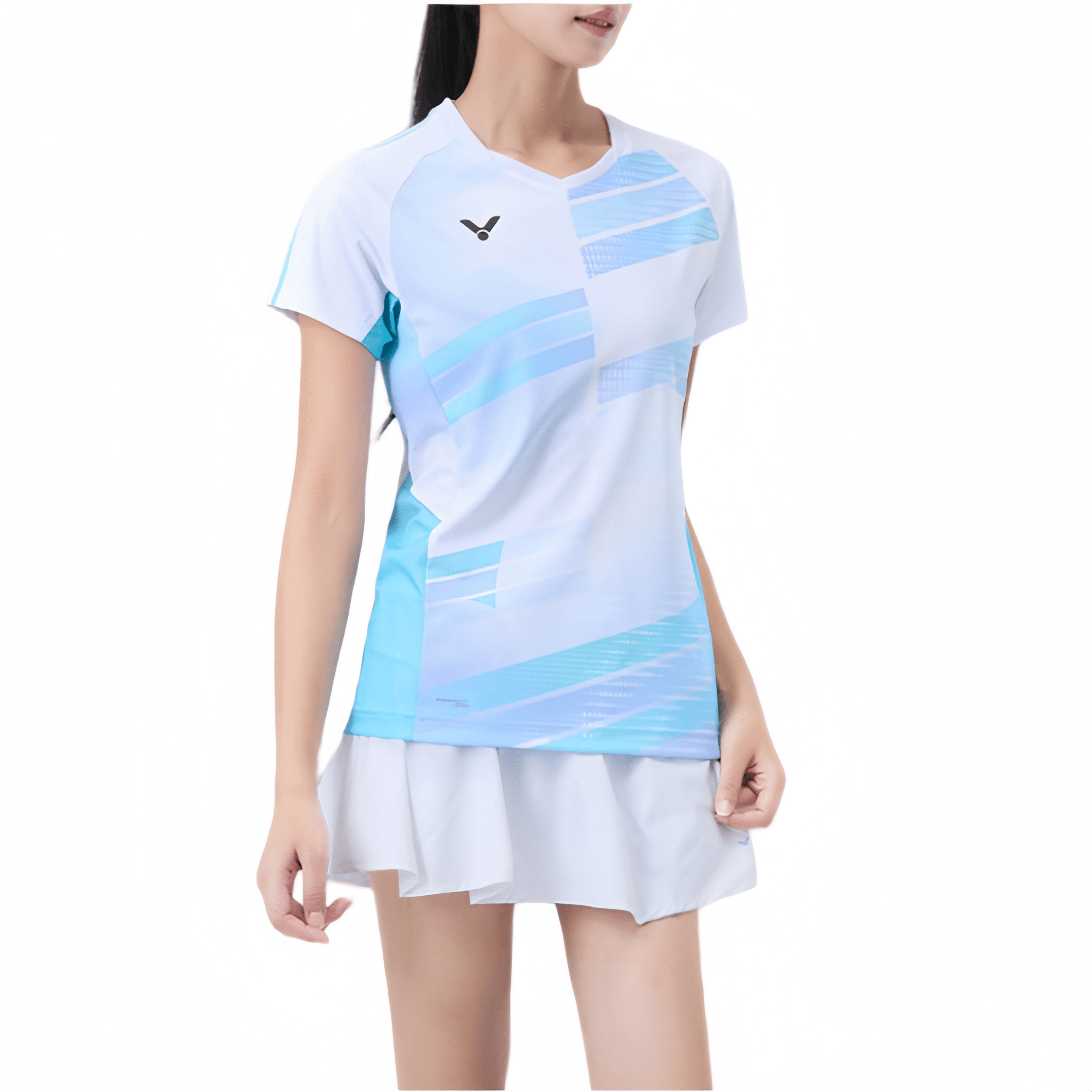 VICTOR Unisex Knitted T-Shirt (Game Series) T - 60018 A - White - Gem Sports
