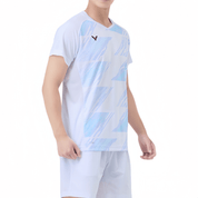 VICTOR Unisex Knitted T-Shirt (Game Series) T - 60019 A - White - Gem Sports