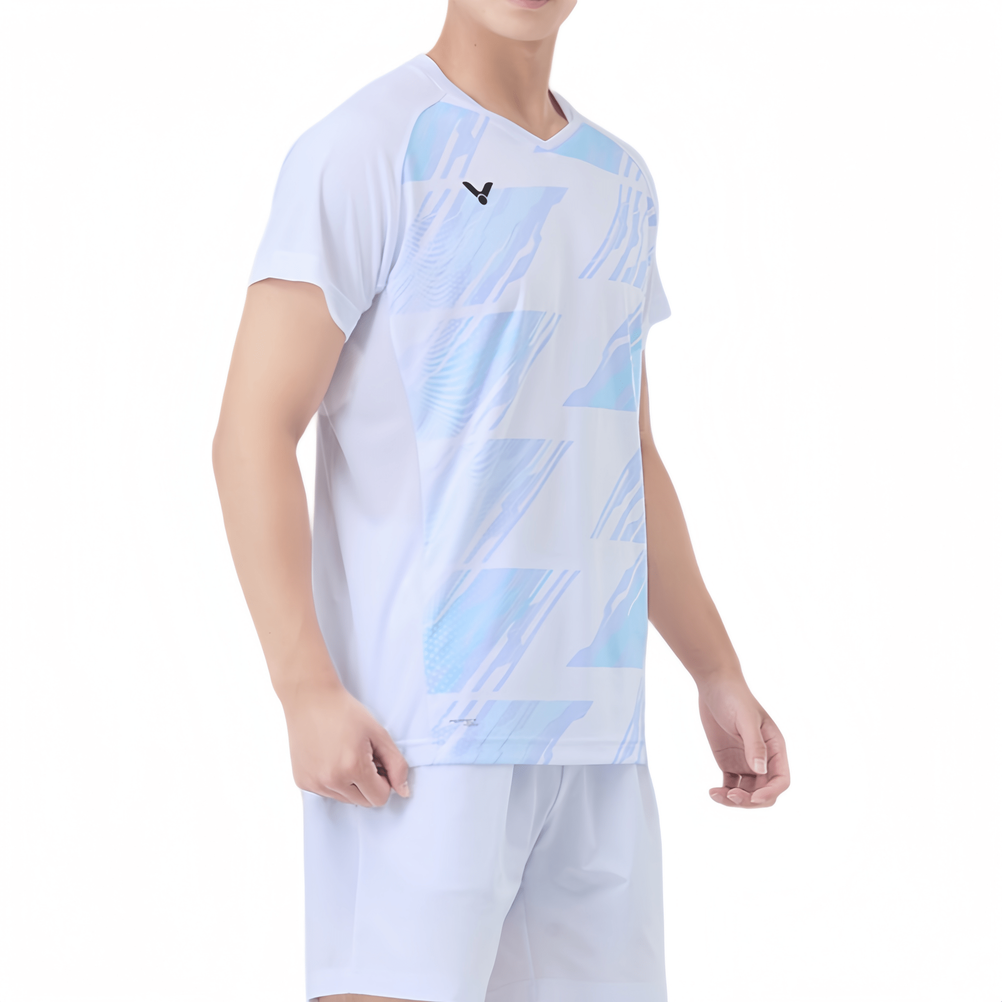 VICTOR Unisex Knitted T-Shirt (Game Series) T - 60019 A - White - Gem Sports