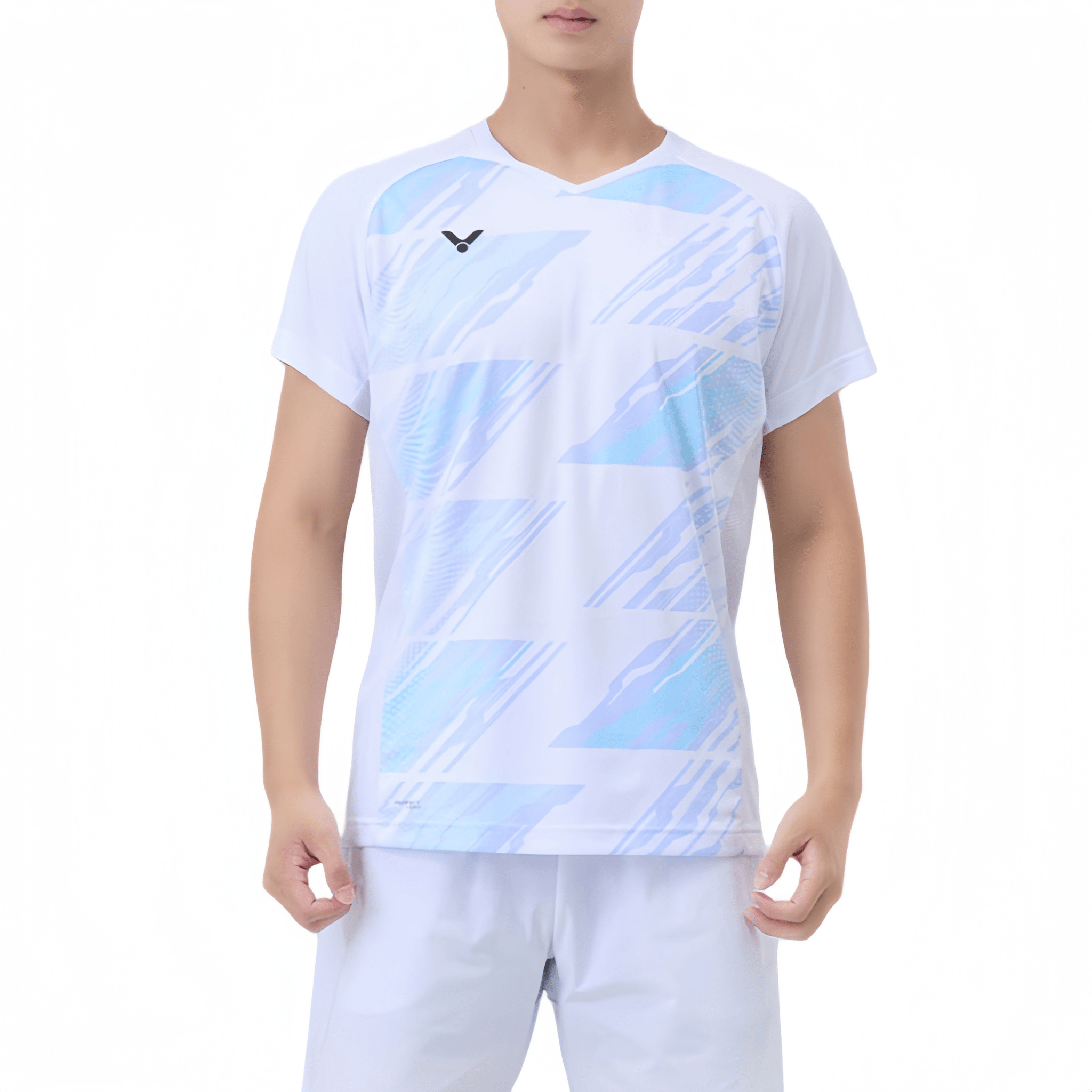 VICTOR Unisex Knitted T-Shirt (Game Series) T - 60019 A - White - Gem Sports