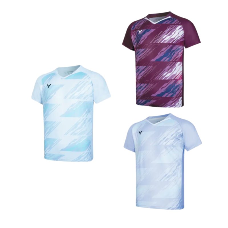 VICTOR Unisex Knitted T-Shirt (Game Series) T - 60019 T - Pastel Lilac - Gem Sports