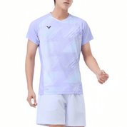 VICTOR Unisex Knitted T-Shirt (Game Series) T - 60019 T - Pastel Lilac - Gem Sports