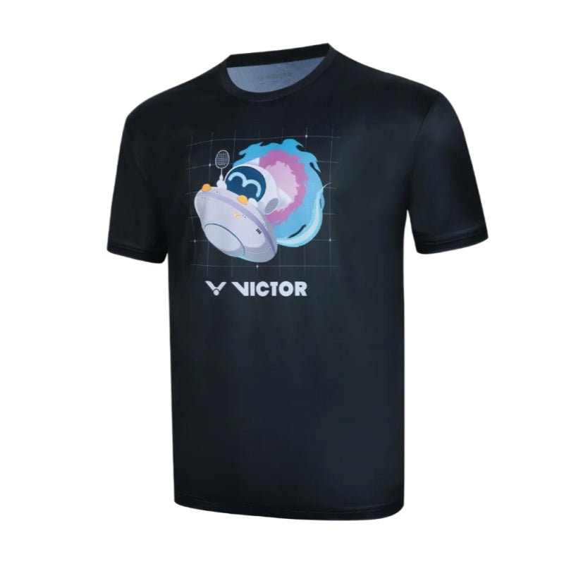 VICTOR Unisex Knitted T-Shirt T - 60025 C - Black - Gem Sports