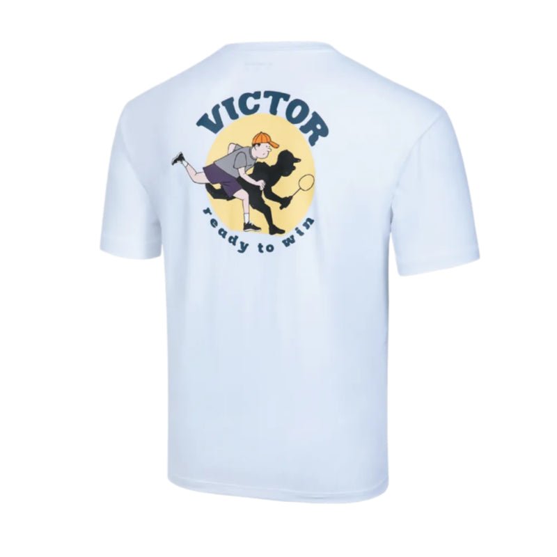VICTOR Unisex Knitted T-Shirt T - 60026 A - White - Gem Sports