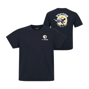 VICTOR Unisex Knitted T-Shirt T - 60026 C - Black - Gem Sports