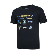 VICTOR Unisex Knitted T-Shirt T - 60028 C - Black - Gem Sports