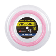 VICTOR VBS-58N Nano High Resilience 0.58mm Badminton String Reel (200m) - Cherry Blossom - Gem Sports