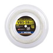 VICTOR VBS-58N Nano High Resilience 0.58mm Badminton String Reel (200m) - White - Gem Sports