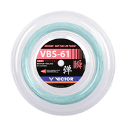 VICTOR VBS-61 High Resilience 0.61mm Badminton String Reel (200m) - Light Blue - Gem Sports