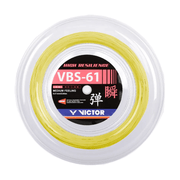 VICTOR VBS-61 High Resilience 0.61mm Badminton String Reel (200m) - Yellow - Gem Sports