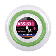 VICTOR VBS-63 High Resilience 0.63mm Badminton String Reel (200m) - Cold Green - Gem Sports