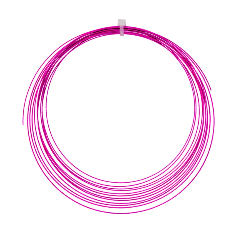 VICTOR VBS-66N Nano High Resilience 0.66mm Badminton String Set (10m) - Pink - Gem Sports