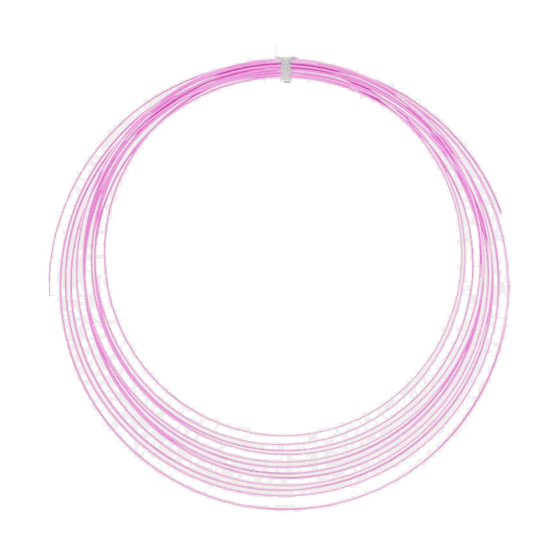 VICTOR VBS-68 Control Hard Feeling 0.68mm Badminton String Set (10m) - Lavender - Gem Sports