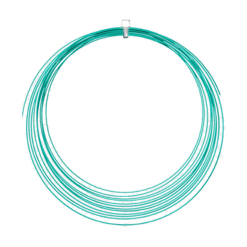VICTOR VBS-68 Control Hard Feeling 0.68mm Badminton String Set (10m) - Patina Green - Gem Sports