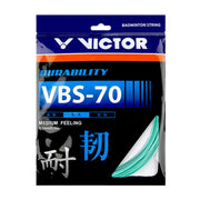 VICTOR VBS-70 Durability 0.70mm Badminton String Set (10m) - Patina Green - Gem Sports