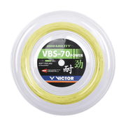 VICTOR VBS-70 POWER Durability 0.70mm Badminton String Reel (200m) - Yellow - Gem Sports