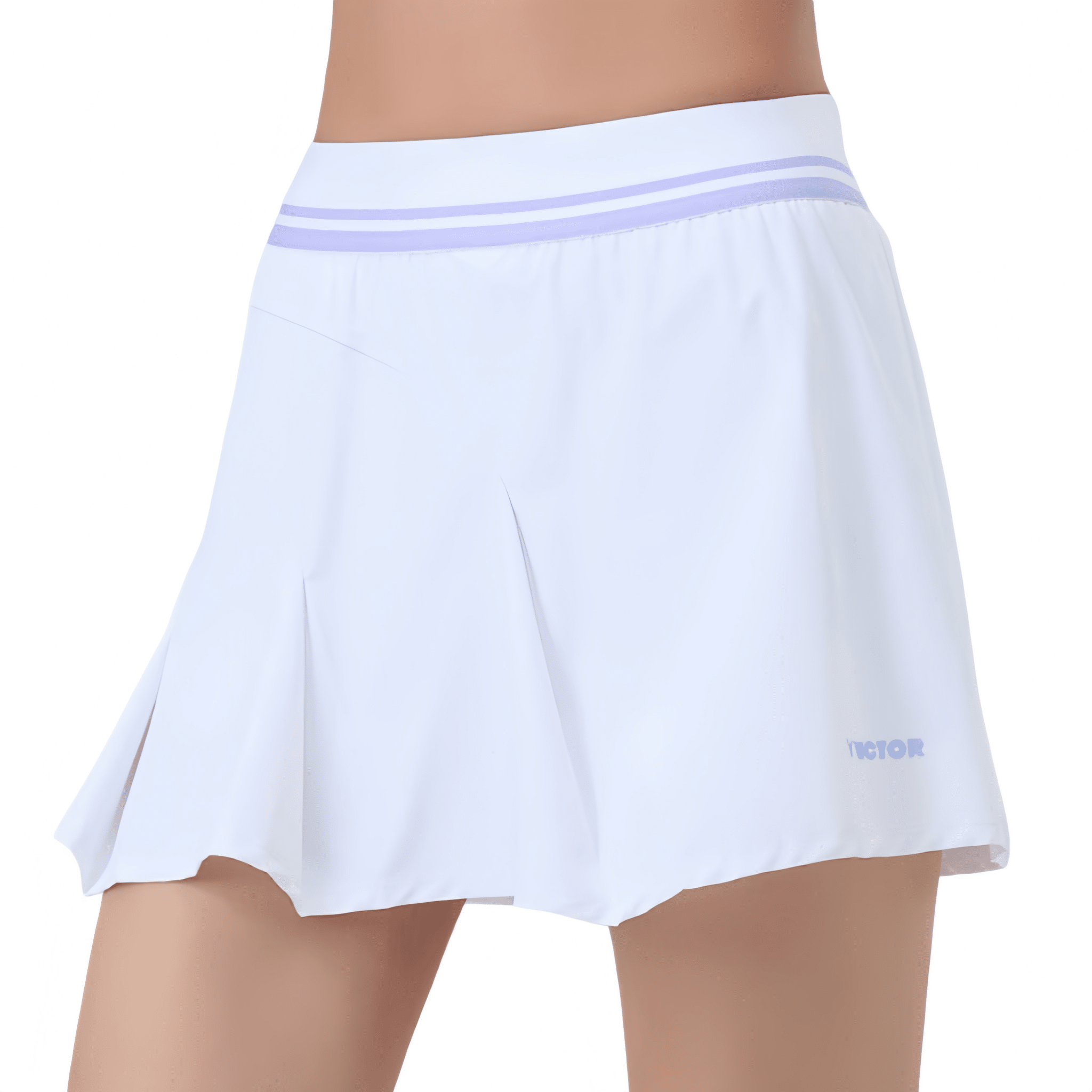 VICTOR Women's Woven Skirt K - 61302 A - White - Gem Sports