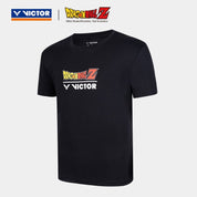 VICTOR x Dragon Ball Z Unisex Knitted T-Shirt - T - 502DBZ - C Black - Gem Sports