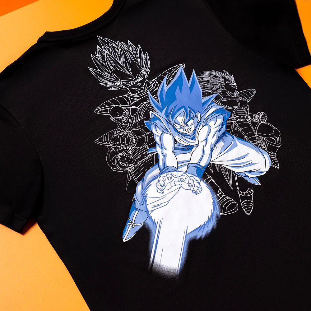 VICTOR x Dragon Ball Z Unisex Knitted T-Shirt - T - 502DBZ - C Black - Gem Sports
