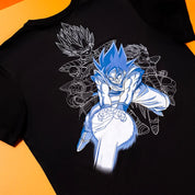 VICTOR x Dragon Ball Z Unisex Knitted T-Shirt - T - 502DBZ - C Black - Gem Sports