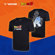 VICTOR x Dragon Ball Z Unisex Knitted T-Shirt - T - 502DBZ - C Black - Gem Sports