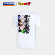 VICTOR x Dragon Ball Z Unisex Knitted T-Shirt - T - 503DBZ - A White - Gem Sports