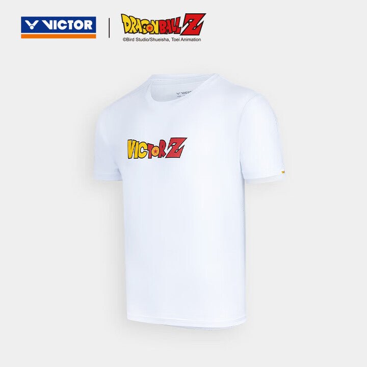 VICTOR x Dragon Ball Z Unisex Knitted T-Shirt - T - 503DBZ - A White - Gem Sports