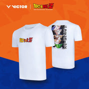 VICTOR x Dragon Ball Z Unisex Knitted T-Shirt - T - 503DBZ - A White - Gem Sports
