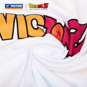 VICTOR x Dragon Ball Z Unisex Knitted T-Shirt - T - 503DBZ - A White - Gem Sports