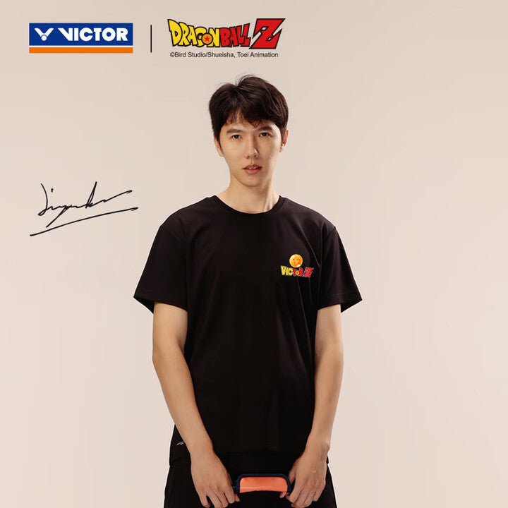 VICTOR x Dragon Ball Z Unisex Knitted T-Shirt - T - 504DBZ C - Black/ F - Blue - Gem Sports