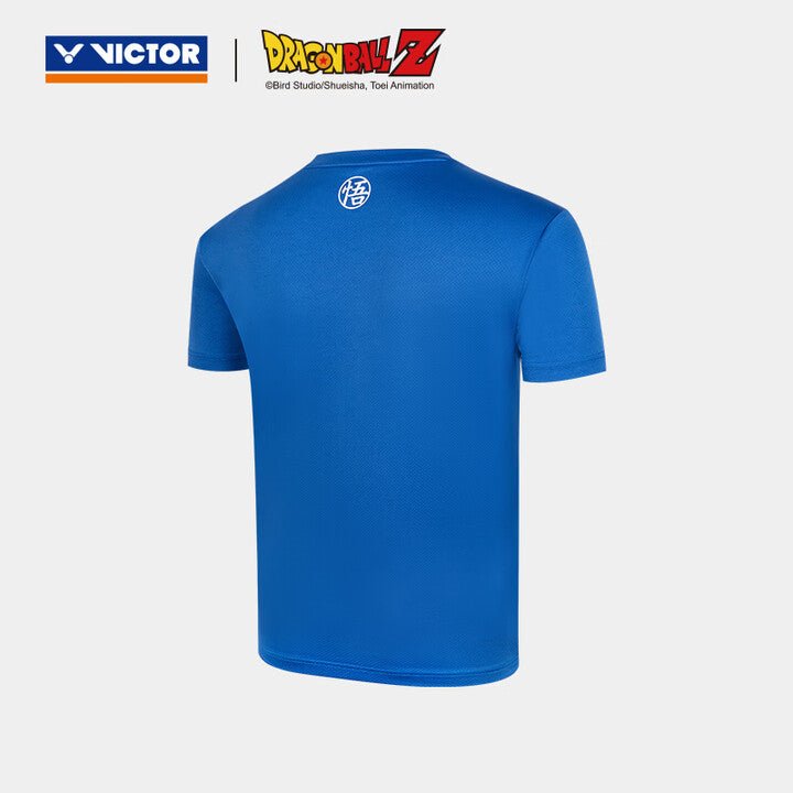 VICTOR x Dragon Ball Z Unisex Knitted T-Shirt - T - 504DBZ C - Black/ F - Blue - Gem Sports