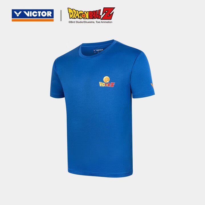 VICTOR x Dragon Ball Z Unisex Knitted T-Shirt - T - 504DBZ C - Black/ F - Blue - Gem Sports