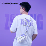VICTOR x ZSW Mini Bag BG1101ZSW - White/Purple - Gem Sports