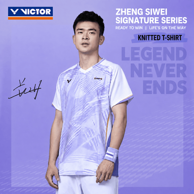 VICTOR | Zswing Collection 2.0 Knitted T-shirt T-601ZSW A - White - Gem Sports