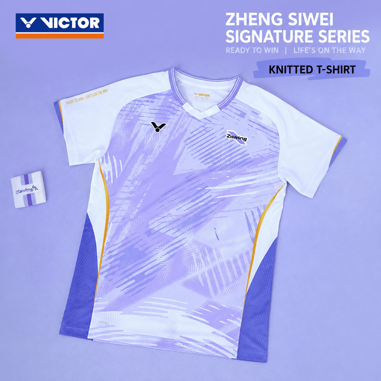 VICTOR | Zswing Collection 2.0 Knitted T-shirt T-601ZSW A - White - Gem Sports