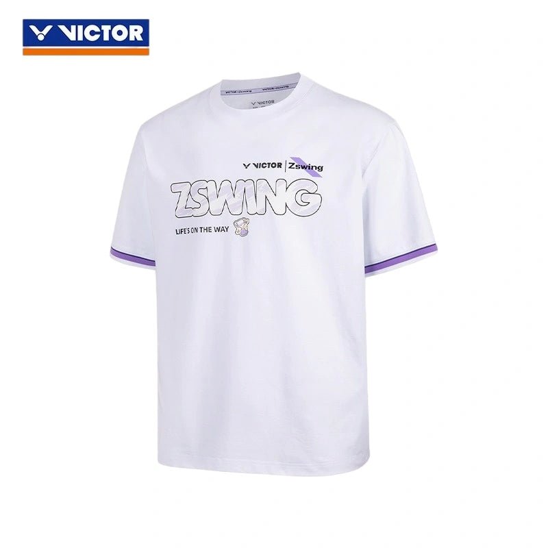 VICTOR | Zswing Collection 2.0 Knitted T-shirt T-603ZSW A - White - Gem Sports