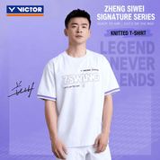 VICTOR | Zswing Collection 2.0 Knitted T-shirt T-603ZSW A - White - Gem Sports
