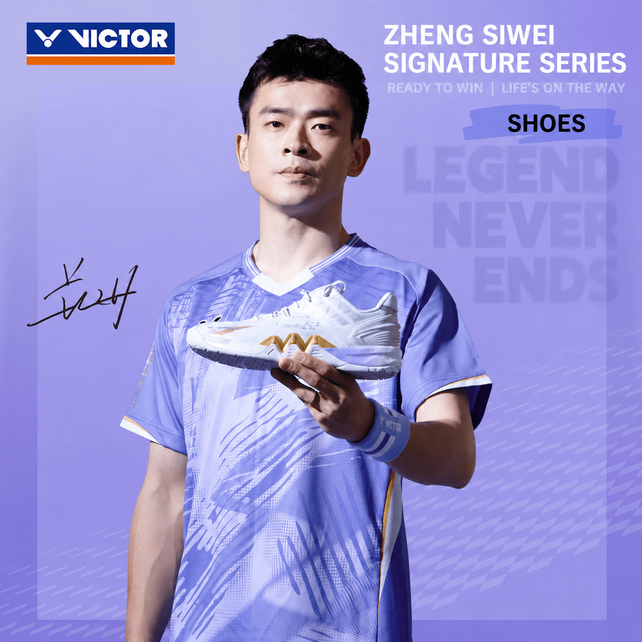 VICTOR | Zswing Collection 2.0 P8500NLiteZSW UNISEX Badminton Shoes A - White - Gem Sports