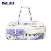 VICTOR | Zswing Collection 2.0 Rectangular Racquet Bag (6 pcs) BR5680ZSW AT- White/Pastel Lilac - Gem Sports