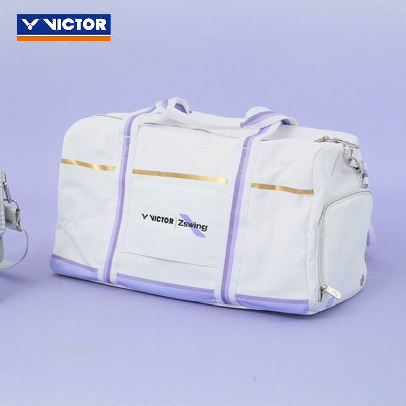 VICTOR | Zswing Collection 2.0 Travel Bag BG5580ZSW AT - White/Pastel Lilac - Gem Sports