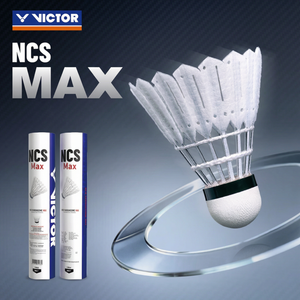 VICTOR NCS MAX Synthetic Shuttlecock - 1 Dozen (12 Shuttles)