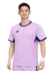 YONEX 2025 China National Team Men's Crew Neck Shirt 10644YX - Fuchsia - Gem Sports