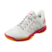 YONEX 2025 Comfort Z WOMEN'S Badminton Shoes - Off White/Red (Limited Edition) - Gem Sports